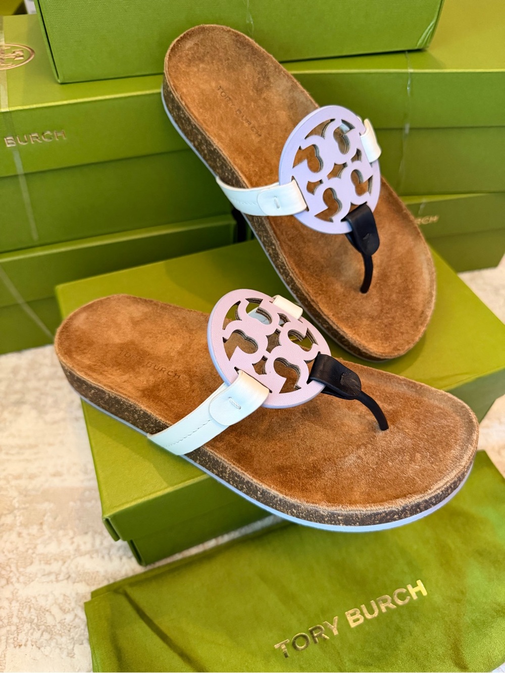 Tory Burch Miller Cloud Sandals - Picture 3 of 8